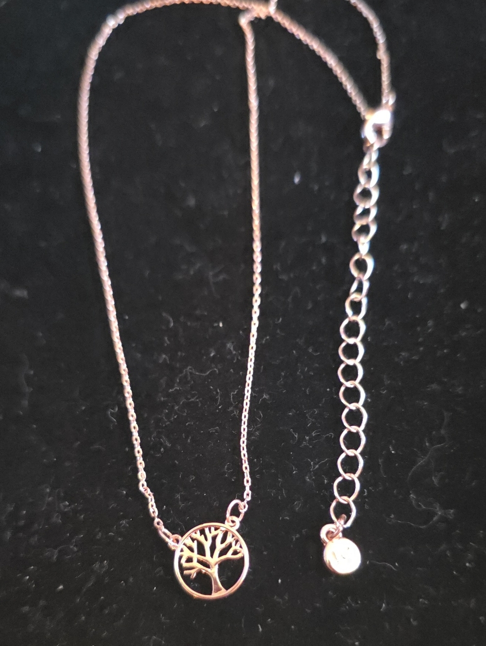 LC Lauren Conrad Rose Gold Tree of Life Pendant Necklace